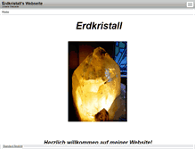 Tablet Screenshot of erdkristall2007.de
